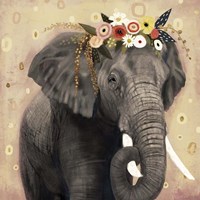 Klimt Elephant I Fine Art Print