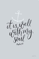 It is Well With My Soul Framed Print