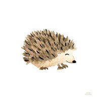 Woodland Whimsy Hedgehog Framed Print