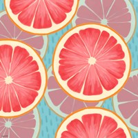 Grapefruit Framed Print
