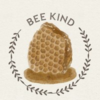 Bee Hive II-Bee Kind Framed Print