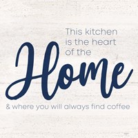 Coffee Kitchen Humor VI-Home Framed Print