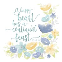 Kellys Garden VII-Happy Heart Framed Print
