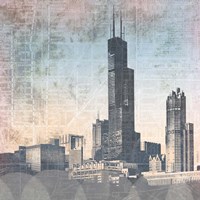 Chicago Skyline I Fine Art Print