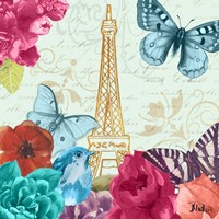 Belles Fleurs a Paris I Framed Print