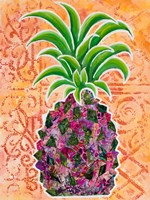 Pineapple Collage II Framed Print
