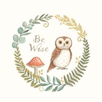 Be Wise Owl Framed Print