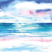 Turquoise Sea I Framed Print