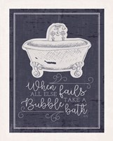 Bubble Bath Framed Print