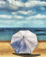 Beach Umbrella II Framed Print
