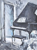Piano Blues I Framed Print