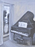 Piano Blues IV Framed Print