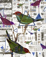 Bird Intersection II Framed Print