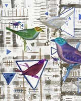 Bird Intersection III Framed Print