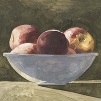 Bowl of Peaches II Framed Print