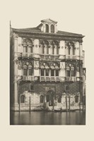 Vintage Views of Venice II Framed Print