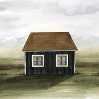 Nordic Cottage II Framed Print
