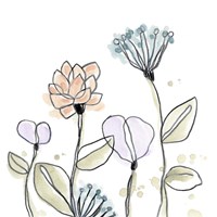 Spindle Blossoms V Framed Print