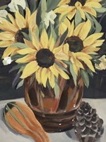 Sunflower Vase II Framed Print
