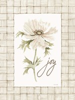 Joy Flower Framed Print