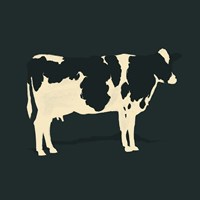 Refined Holstein II Framed Print