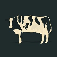 Refined Holstein V Framed Print