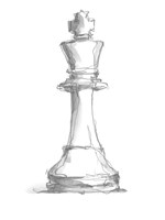 Chess Piece Study II Framed Print