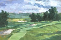 Golf Course Study IV Framed Print