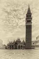 Vintage Venice III Framed Print