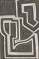 Abstract Maze I Framed Print