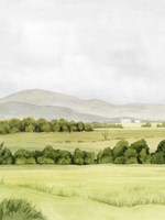 Lush Farmland I Framed Print