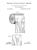 Bath Time Patents VI Framed Print