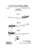 Bath Time Patents VII Framed Print