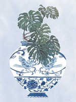 Moonlight Vase II Framed Print