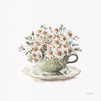 Garden Tea 01 Framed Print
