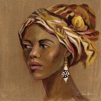 African Beauty II Framed Print