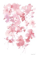 Cascading Petals II Pink Framed Print
