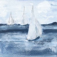 Sailboats VI Framed Print
