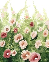 Sunlit Flora I Framed Print