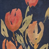 Dark Orange Tulips II Framed Print