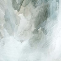 Snow and Sediment II Framed Print