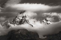 Grand Teton Clouds Framed Print