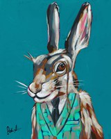 Spy Animals III-Riddler Rabbit Framed Print
