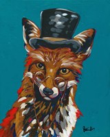 Spy Animals IV-Sly Fox Framed Print