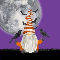 Gnomes of Halloween II-Bats Framed Print