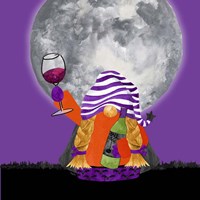 Gnomes of Halloween VI-Wine Framed Print