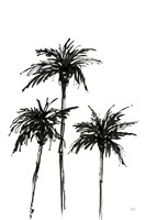 Dark Palms I Framed Print