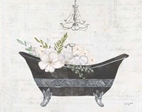 Floral Bath II Framed Print