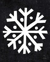 Christmas Whimsy Snowflake Framed Print