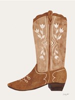 Western Cowgirl Boot IV Framed Print